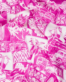 Polynesian fabric PEHE Pink - Tissushop